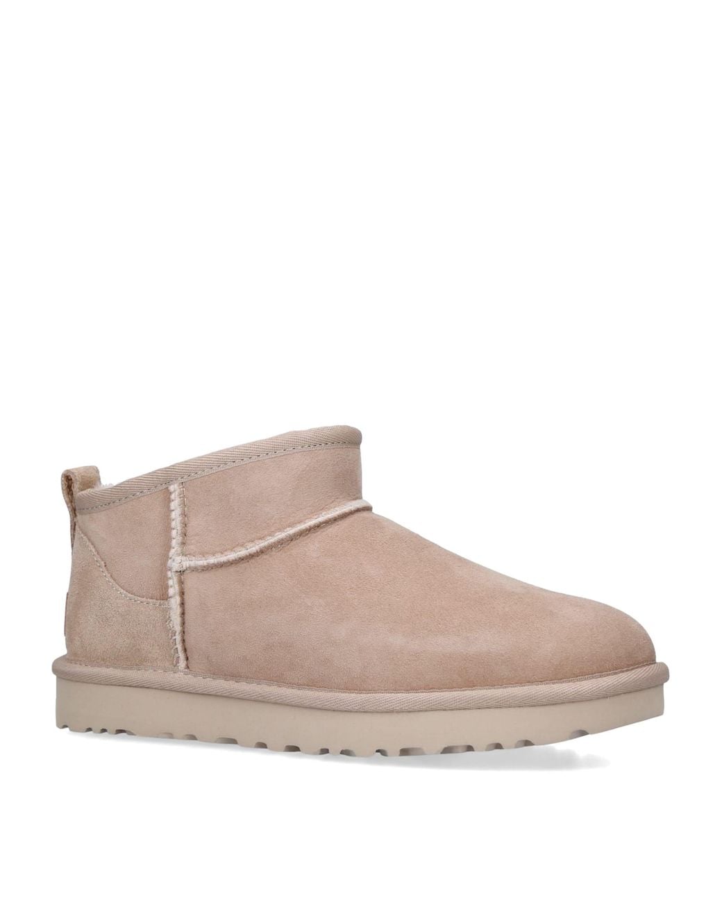 Ugg Brown Suede Classic Ultra Mini Boots