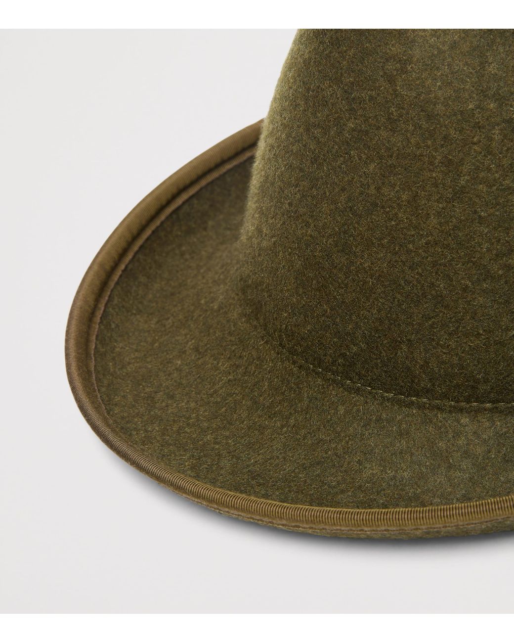 Weekend by Maxmara Green Wool Fedora Hat