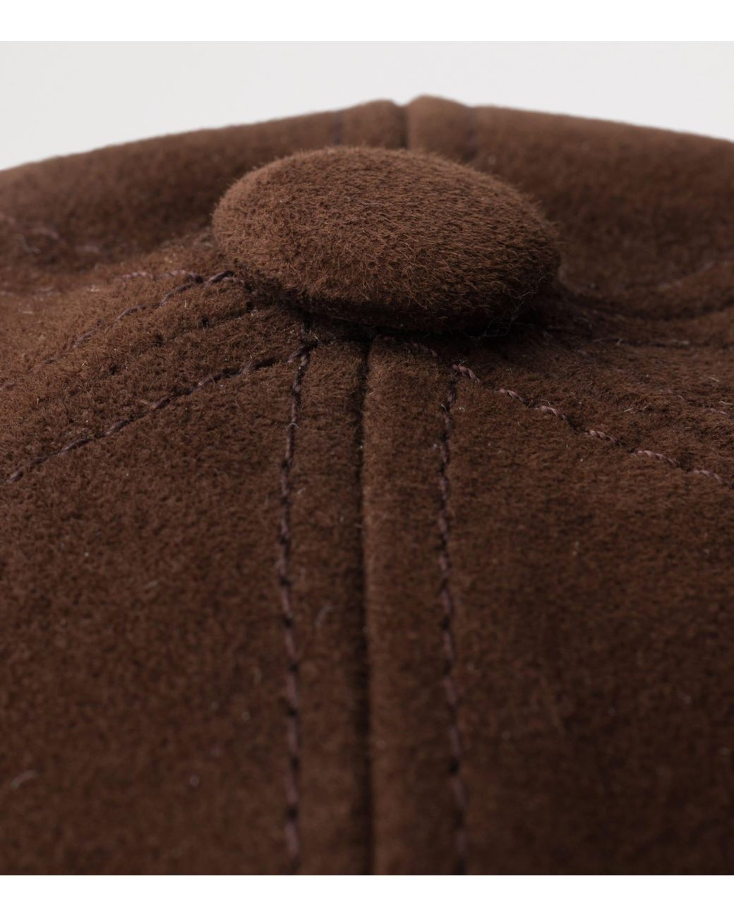Prada Brown Suede Baseball Cap for men