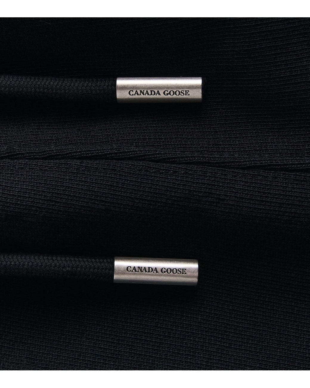Canada Goose Black Organic Cotton Printed Rove Sweatpants for men