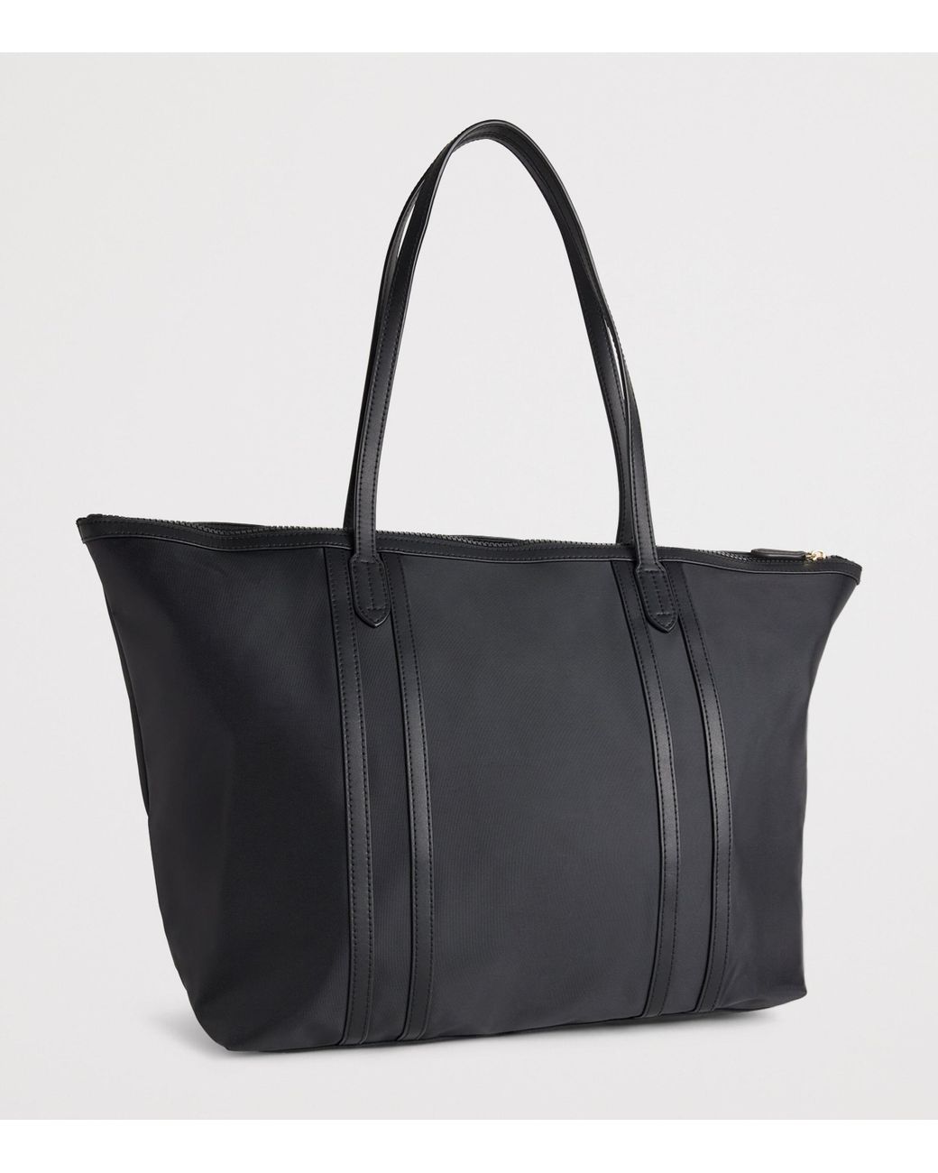 Harrods Black Nylon Jetsetter Tote Bag