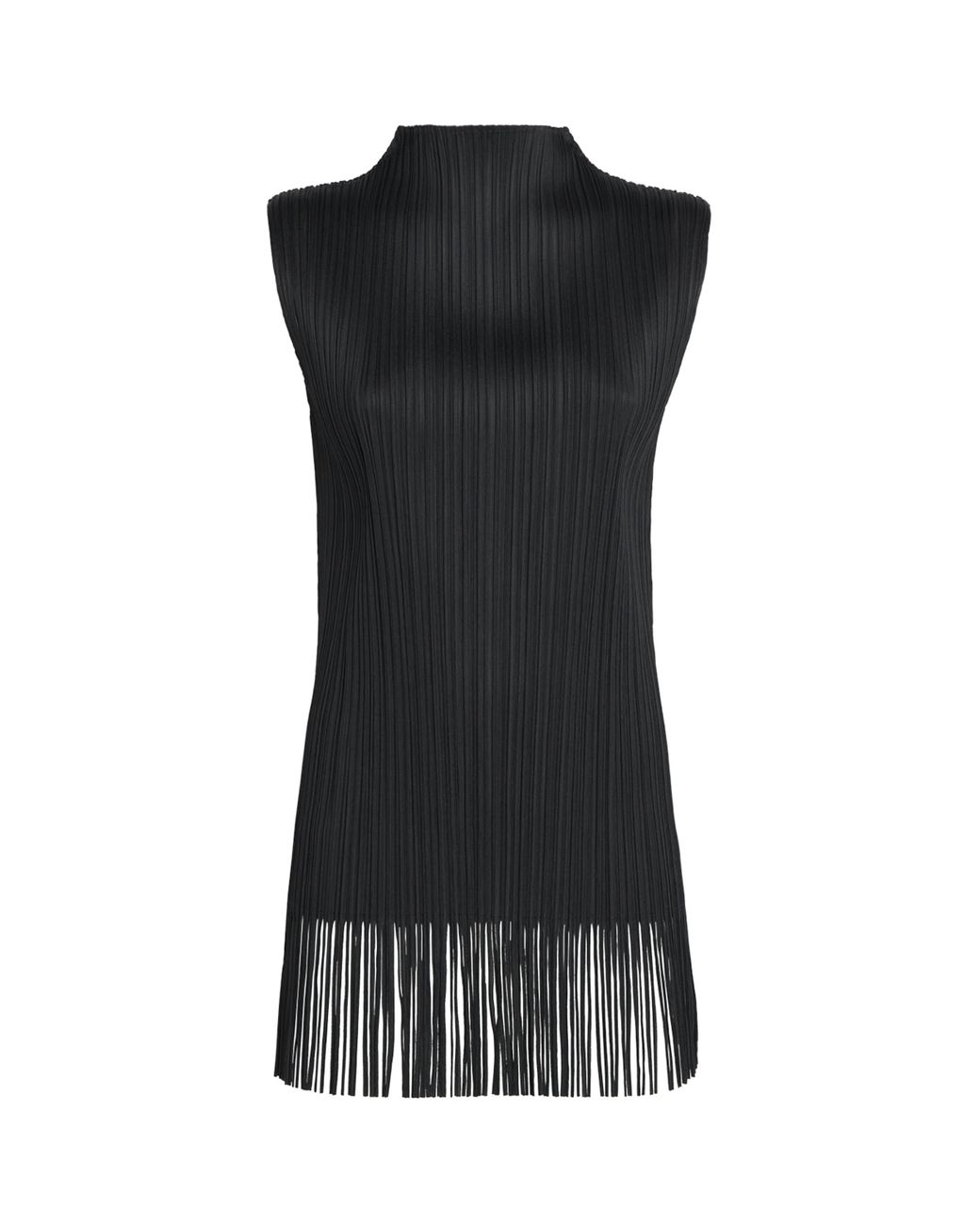 プリーツプリーズイッセイミヤケ　wave トップス Pleats Please Issey Miyake Wave Tunic Top in Black | Lyst