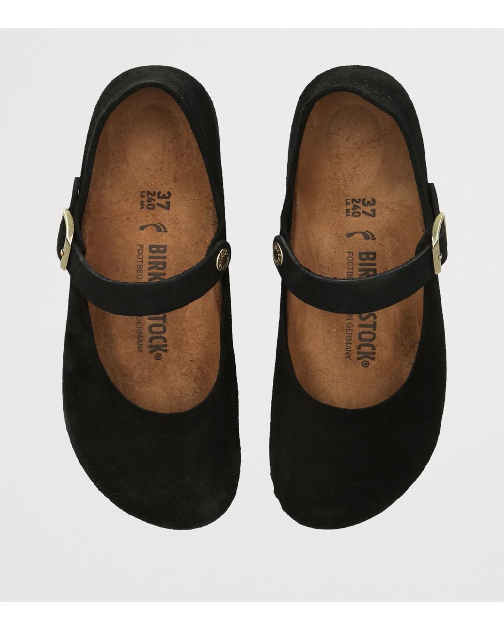 Birkenstock Black Suede Mantova Sandals