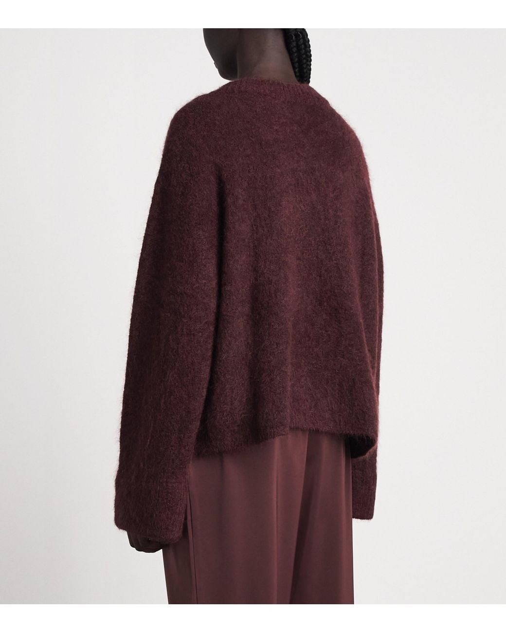 Stylein Purple Brushed Mohair-Blend Niclas Sweater