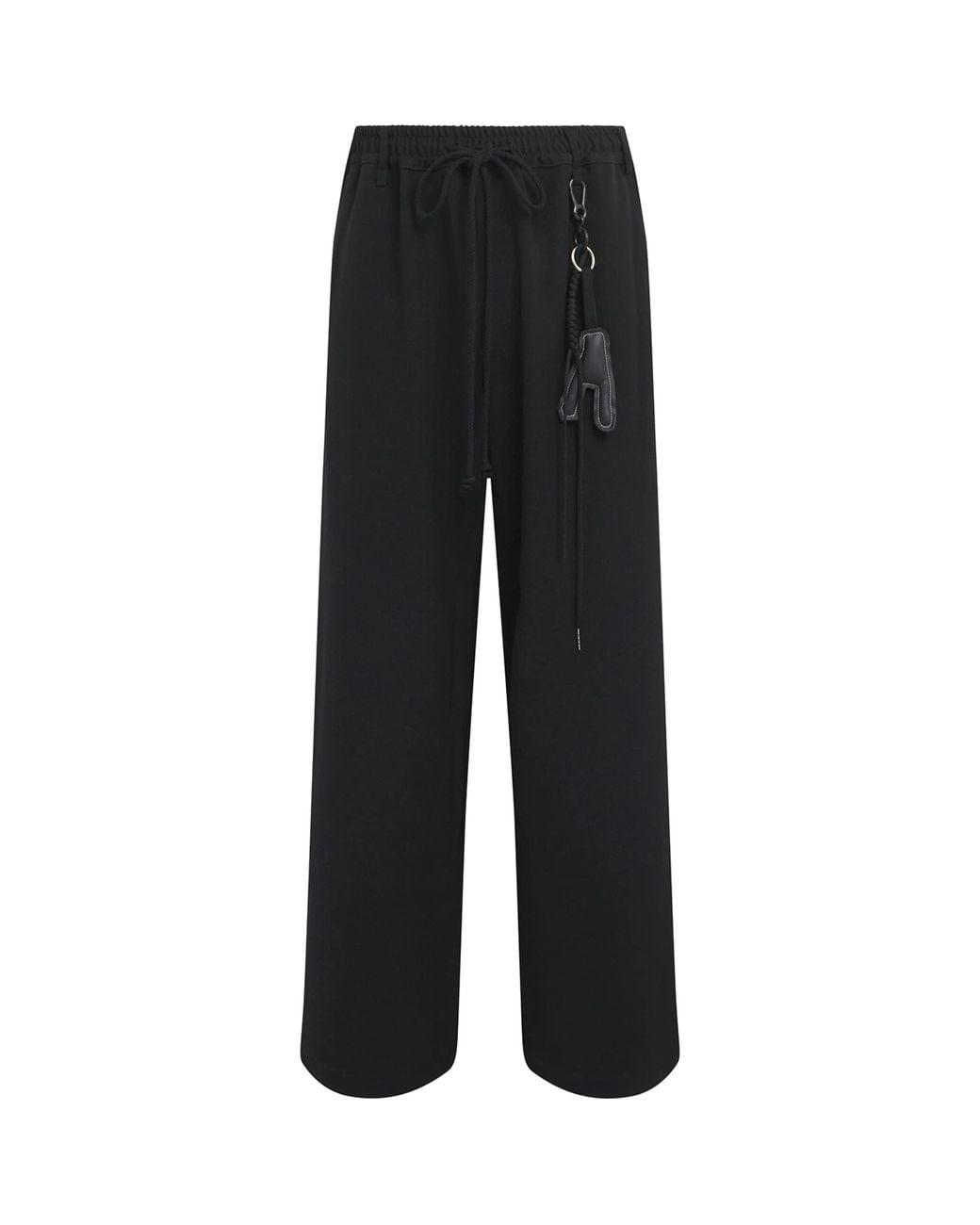 Song For The Mute Black Pleated Lounge Trousers for men