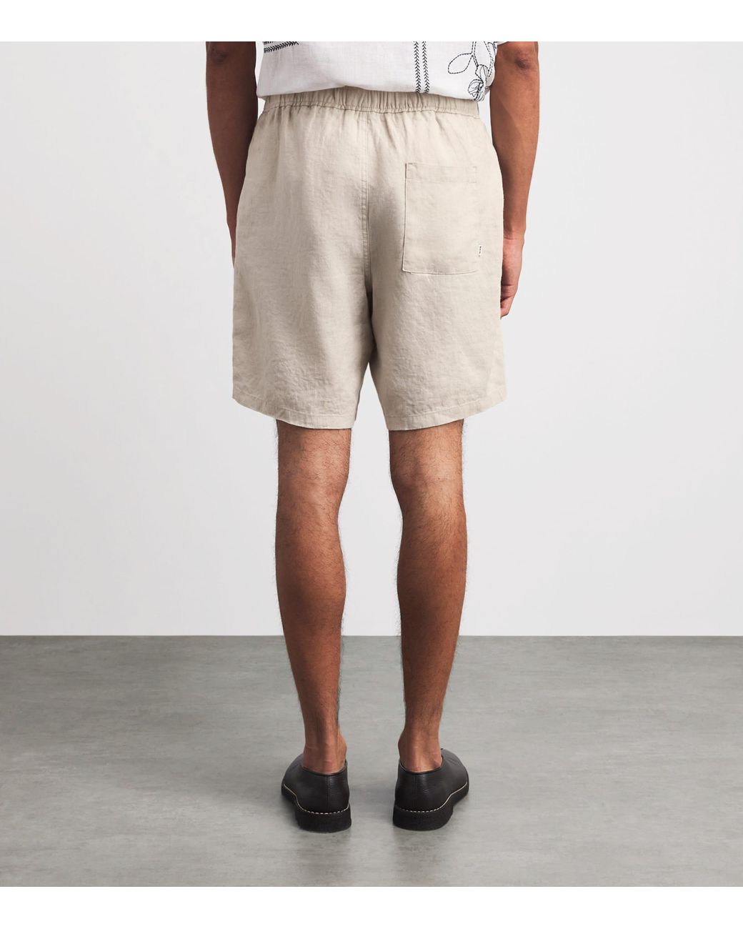 Wax London Natural Linen Kurt Shorts for men