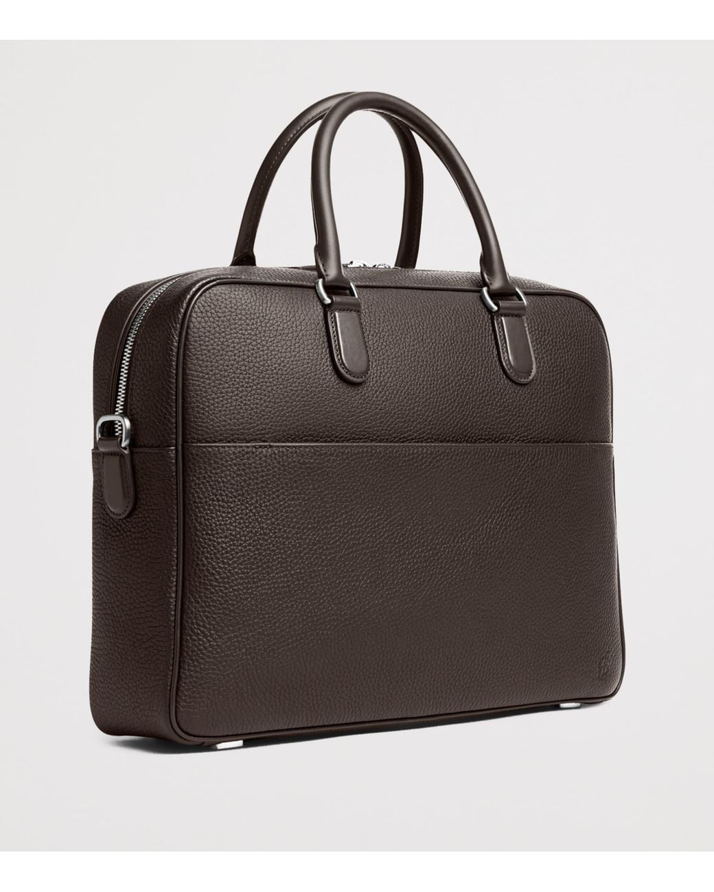 Carl Friedrik Brown Leather Dunloe Briefcase for men