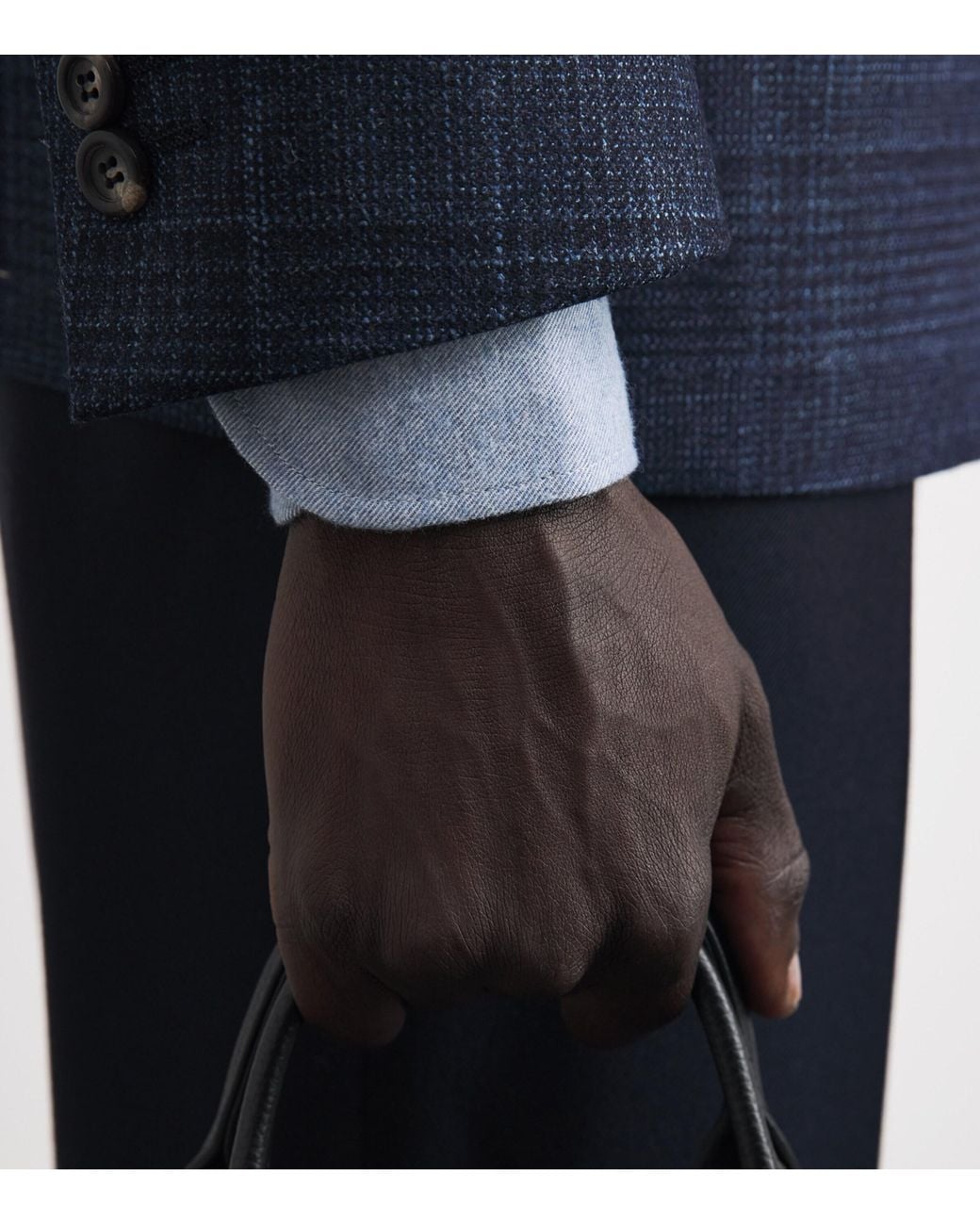 Corneliani Blue Cotton-Cashmere Shirt for men