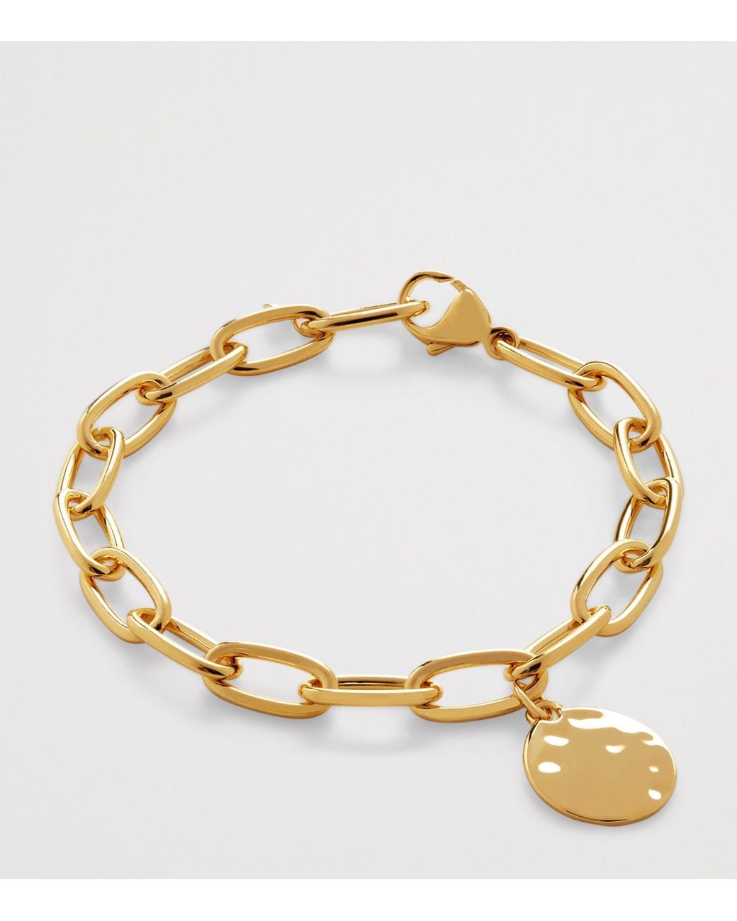 Monica Vinader Metallic Vermeil Havana Open-Link Chain Bracelet