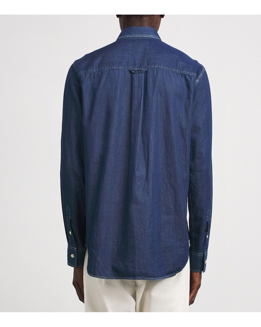 NN07 Blue Colby Denim Shirt for men
