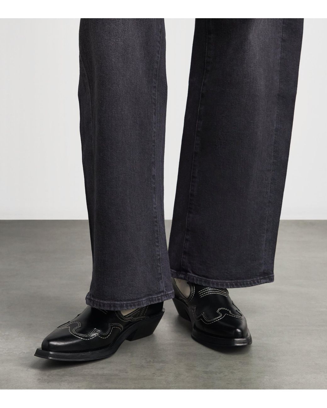 PAIGE Blue Arellia Skimmer Barrel Jeans