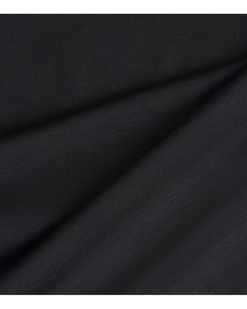 Sunspel Black Stretch-Tencel T-Shirt for men