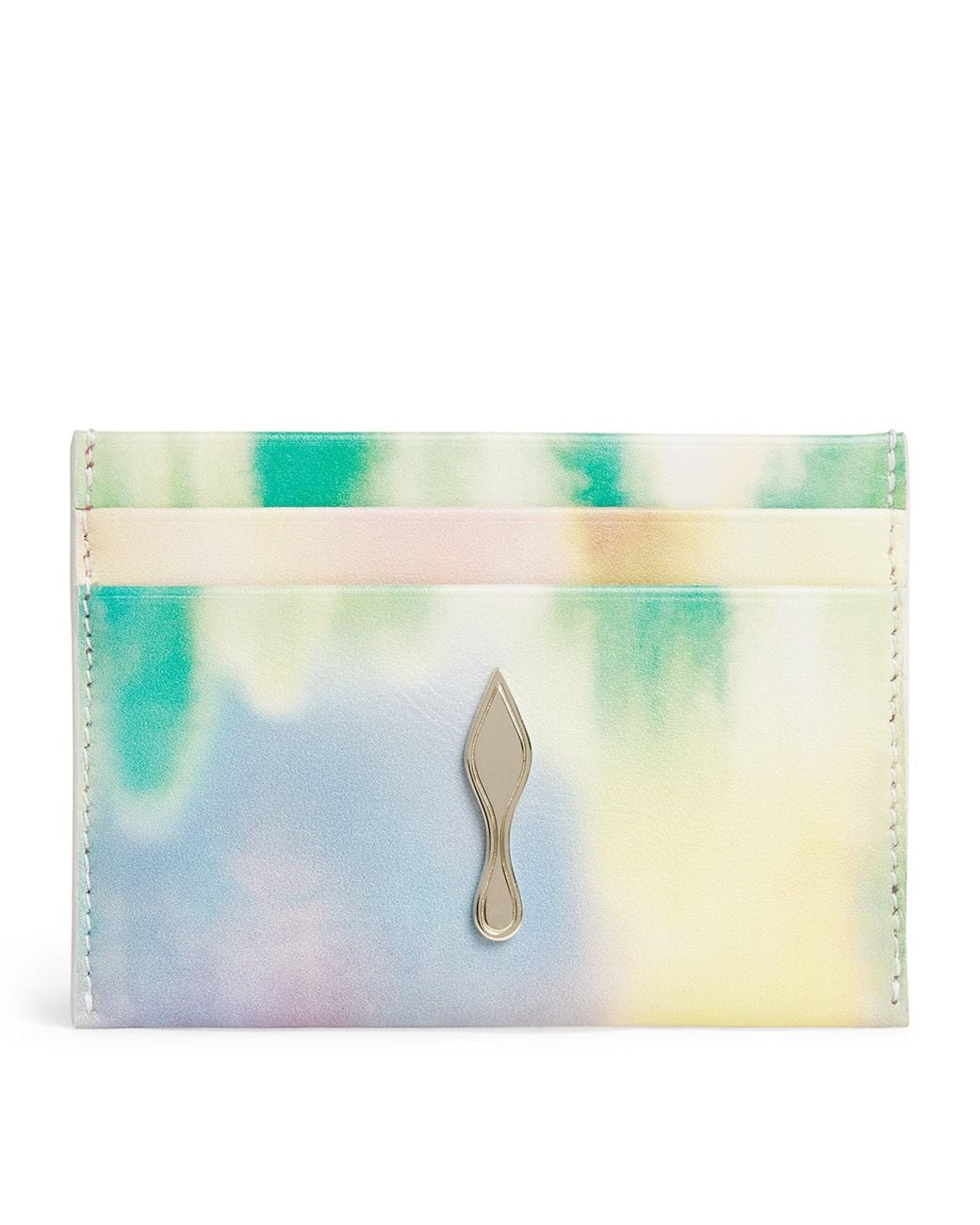 Christian Louboutin Blue Bettina Leather Card Holder