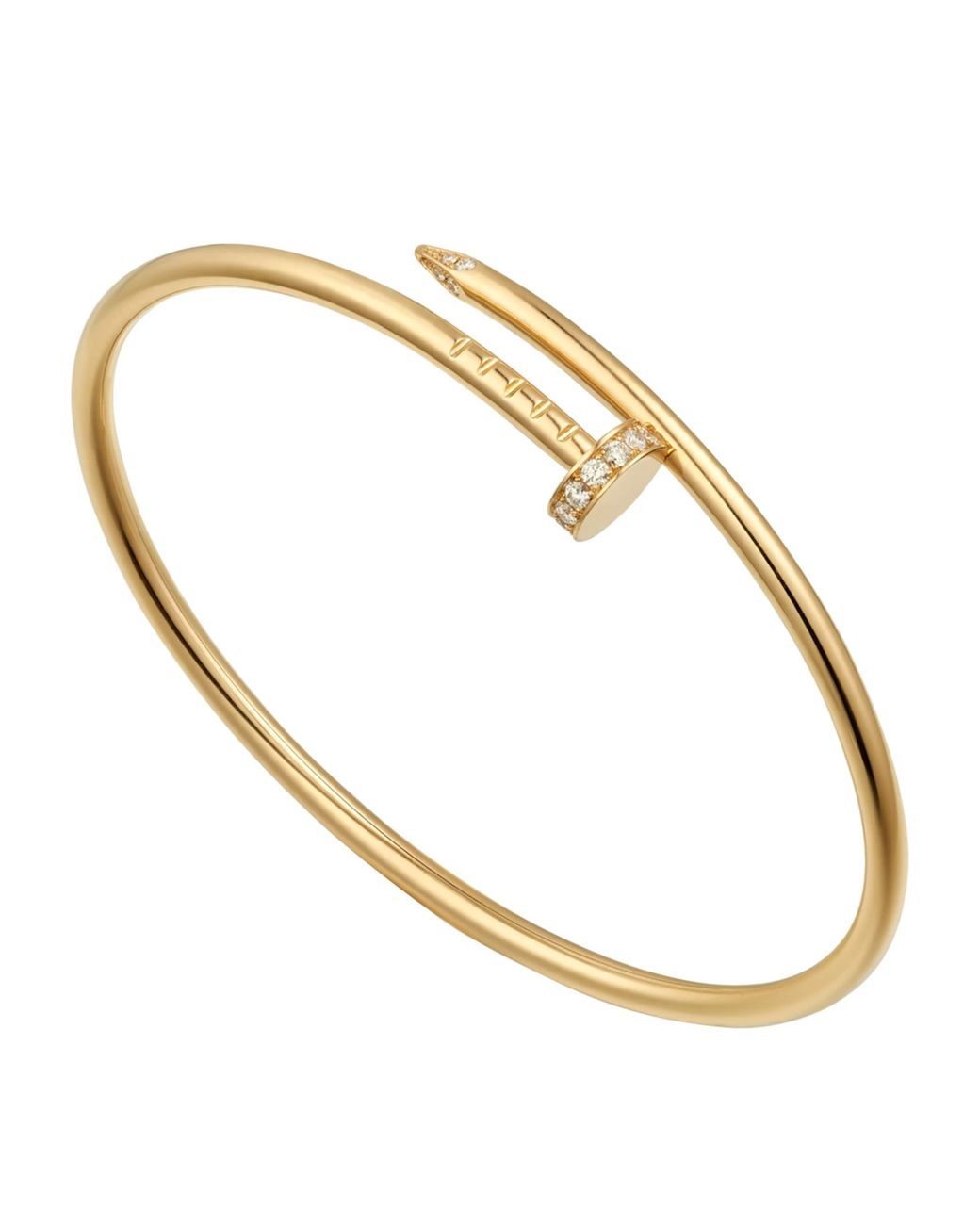Cartier Metallic Small And Diamond Juste Un Clou Bracelet