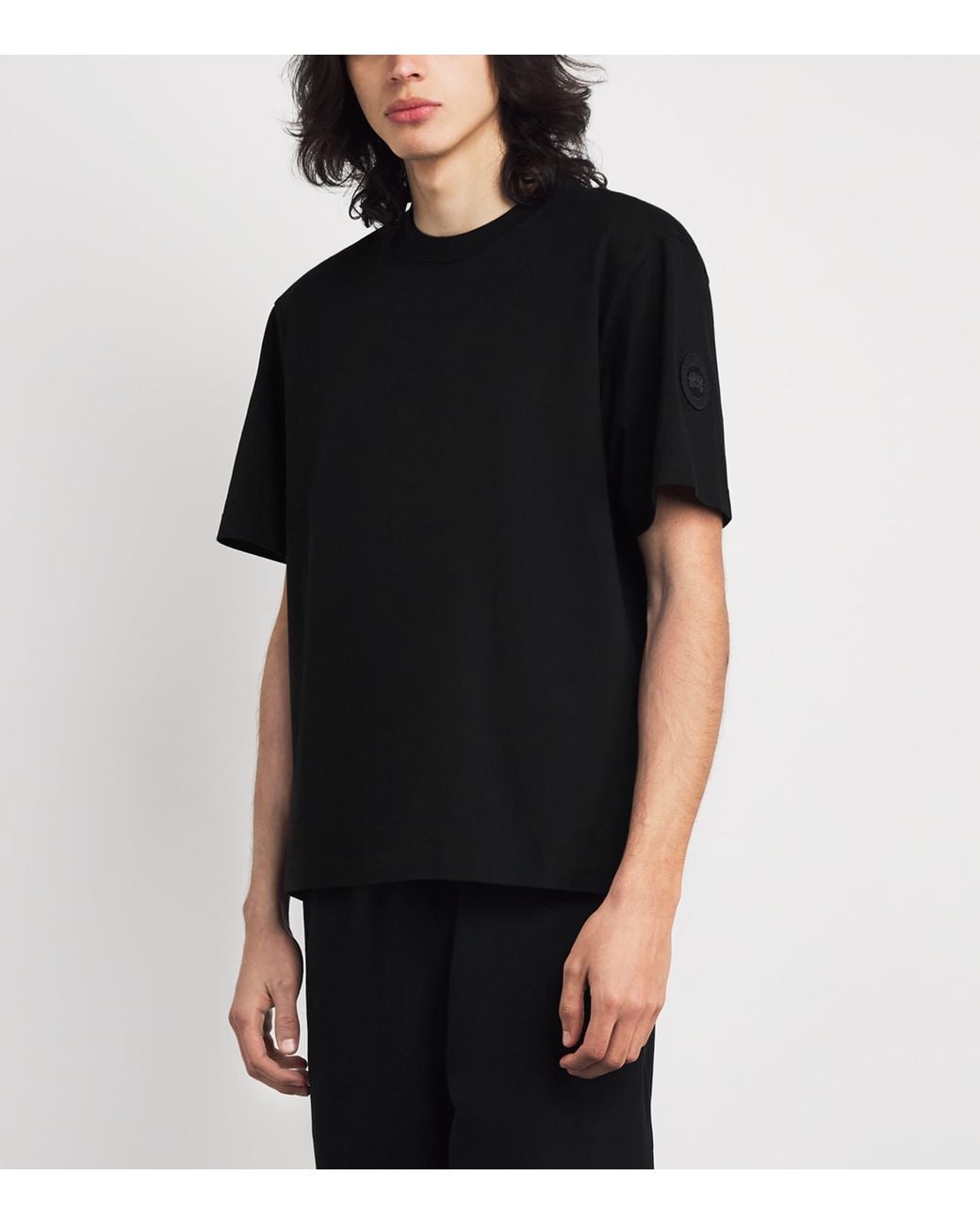 Canada Goose Black Organic Cotton Novo T-Shirt for men