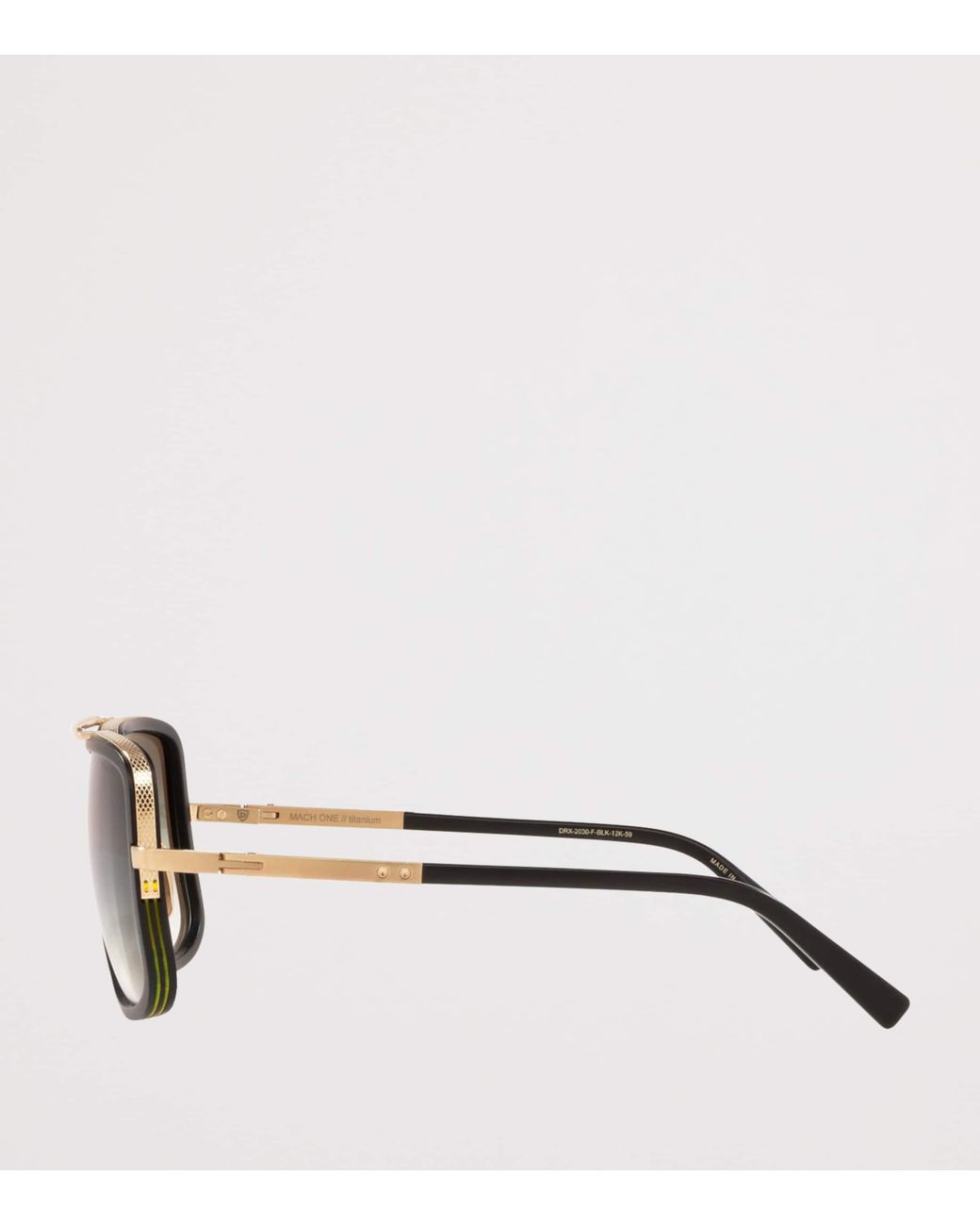 Dita Eyewear Green Mach-One Square Sunglasses