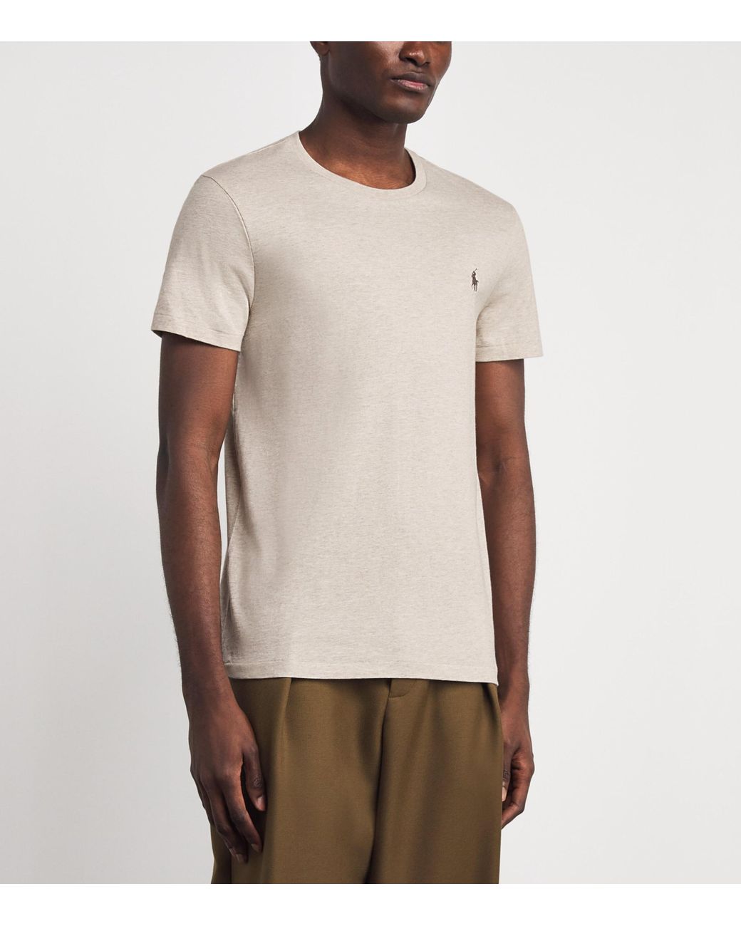Polo Ralph Lauren Cotton Polo Pony T-Shirt in White for Men | Lyst