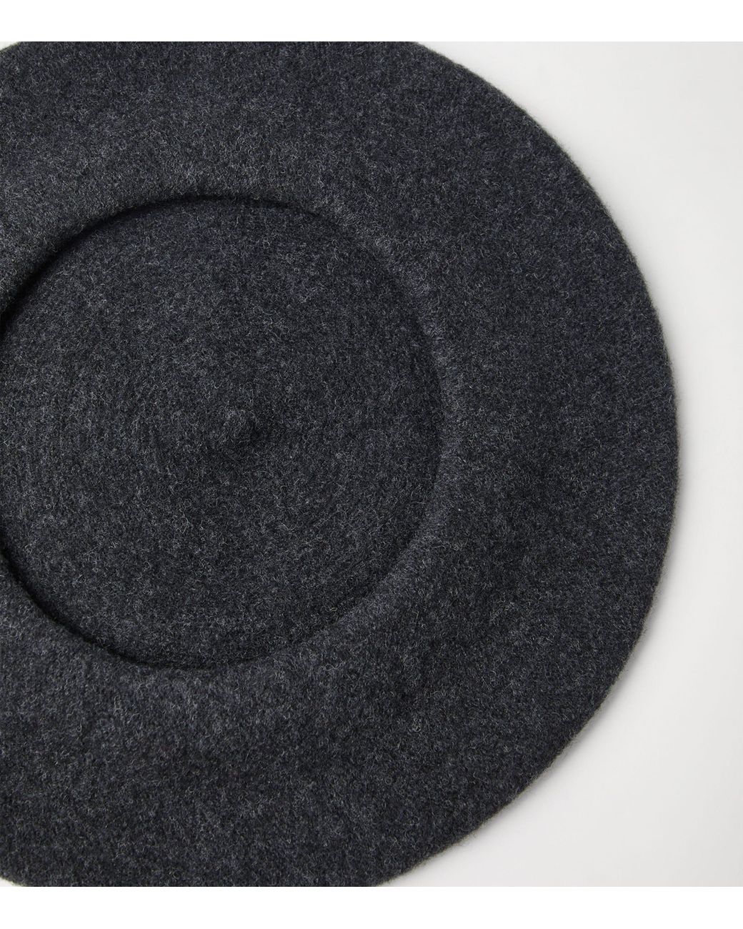 Brunello Cucinelli Black Wool Beret