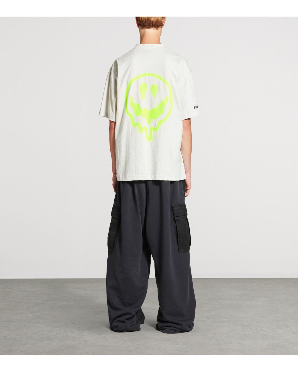 Balenciaga Oversized Cotton Alien T-Shirt in White for Men | Lyst