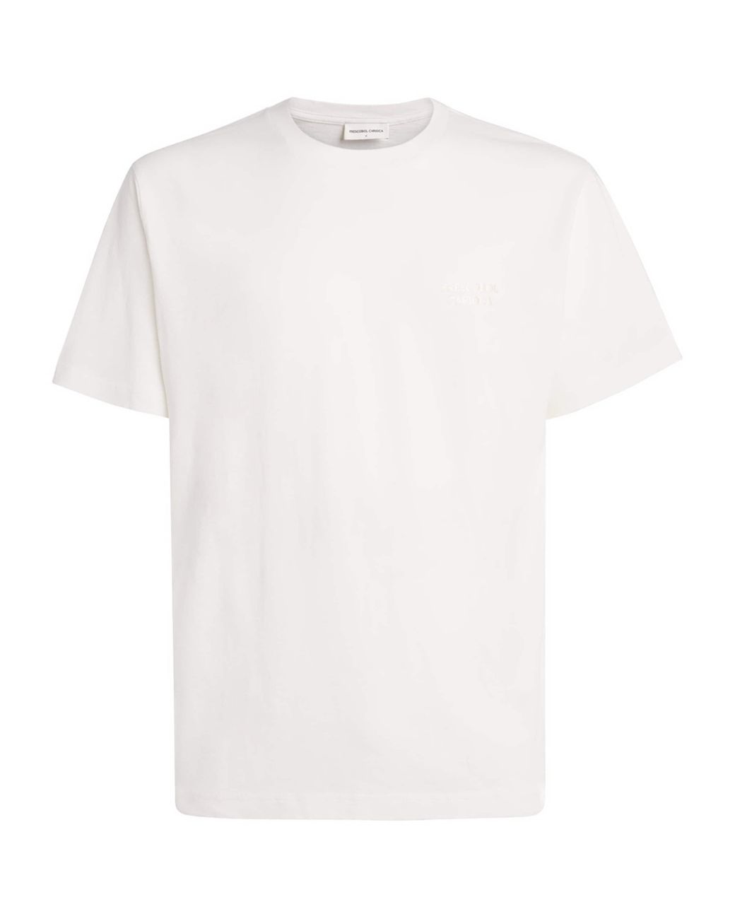 Frescobol Carioca White Cotton-Linen Dinis T-Shirt for men
