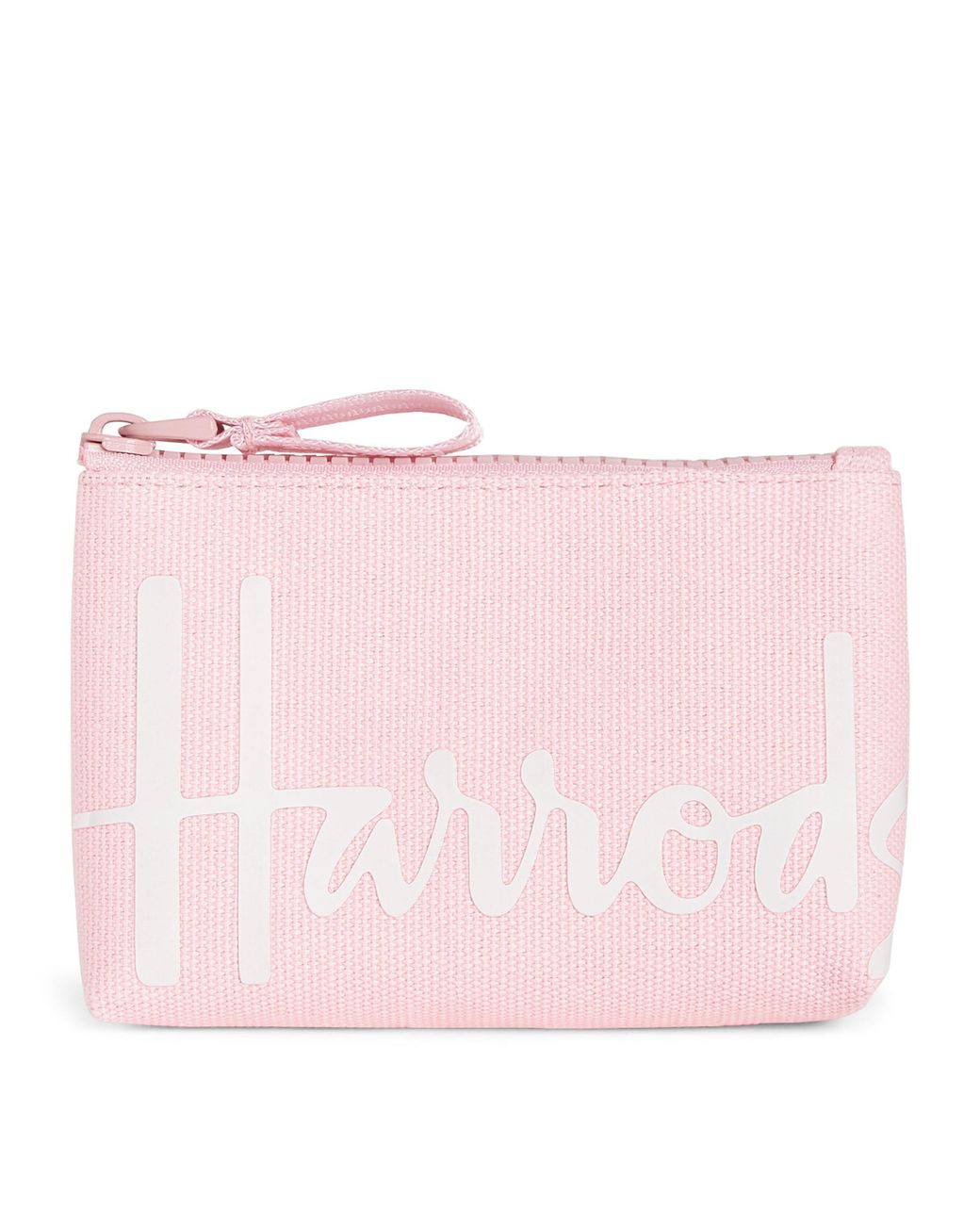 Harrods Pink Cotton Logo Coin Purse