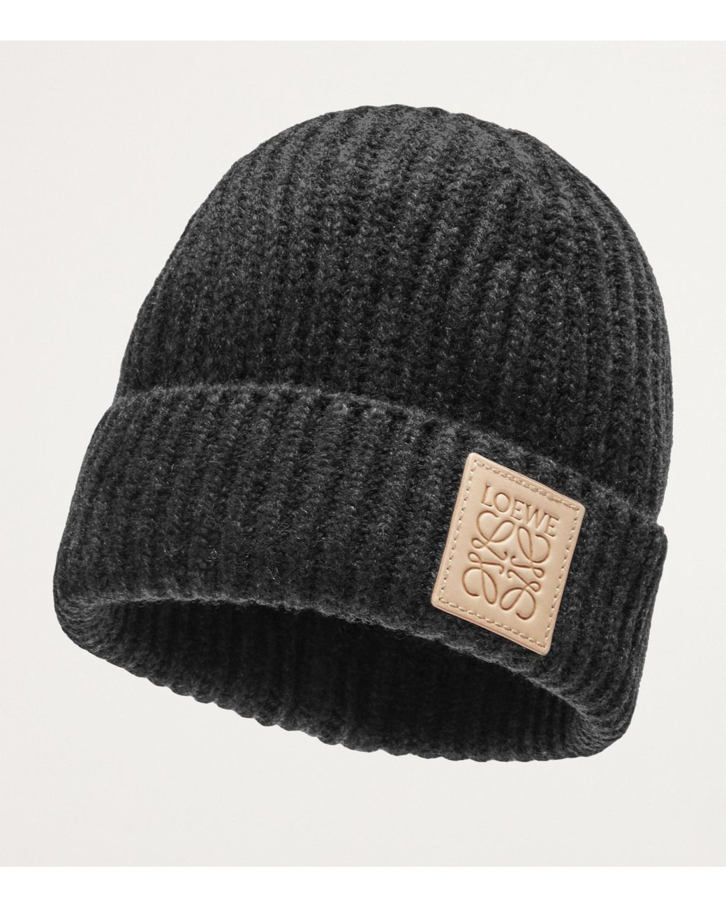 Loewe Black Cashmere Beanie