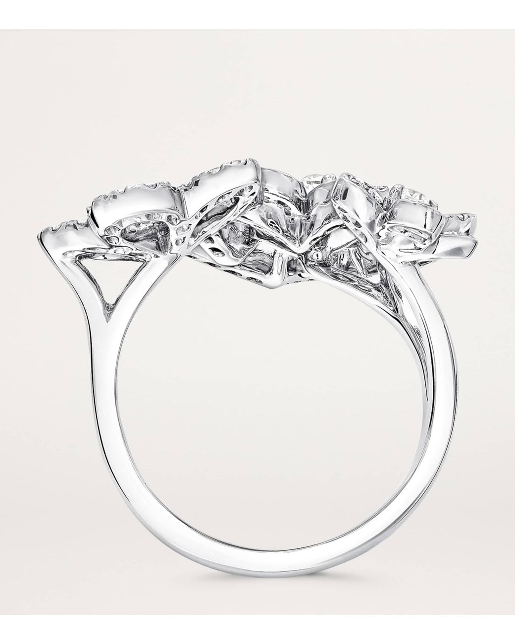 Graff White And Diamond Wild Flower Ring