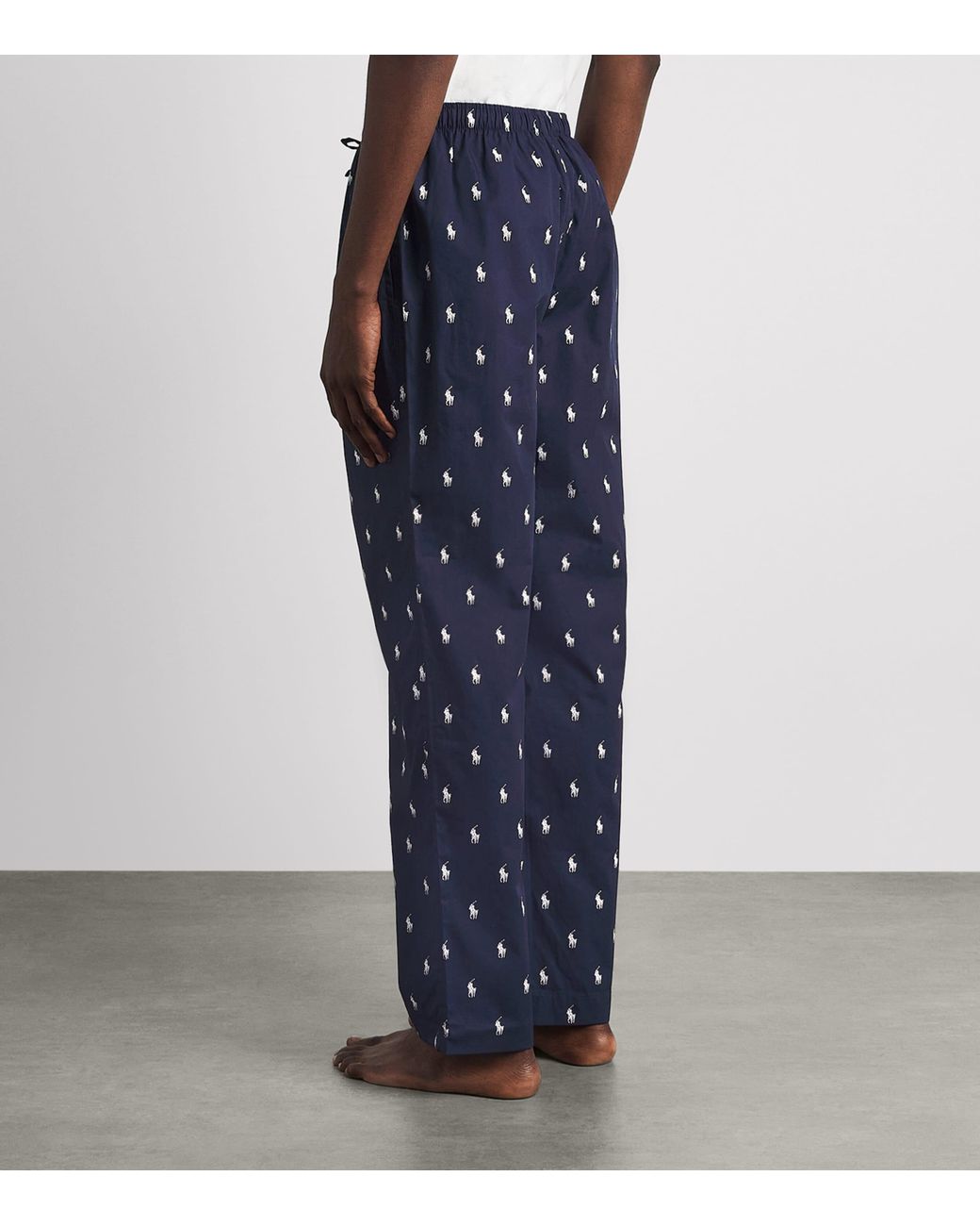 Polo Ralph Lauren Blue Cotton Polo Pony Pyjama Bottoms for men