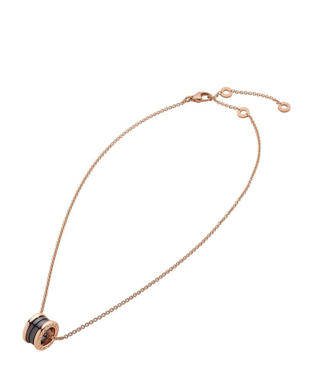 BVLGARI Metallic And Diamond B.Zero1 Necklace