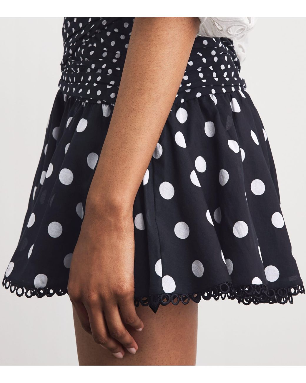 Charo Ruiz Black Noira Mini Skirt