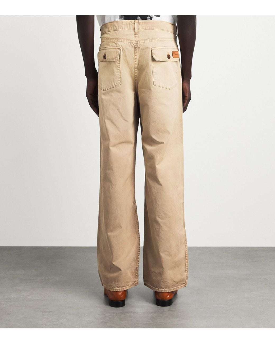 CHERRY LA Natural Western Straight Chinos for men