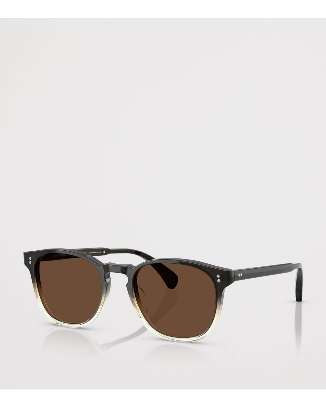 Oliver Peoples Brown Finley Esq. Round Sunglasses