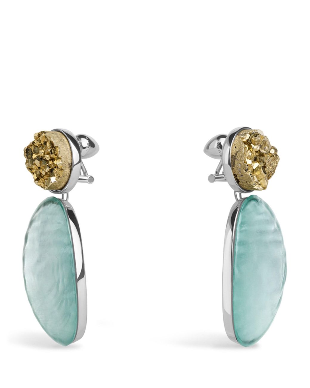 Alaïa Blue Pendant Earrings