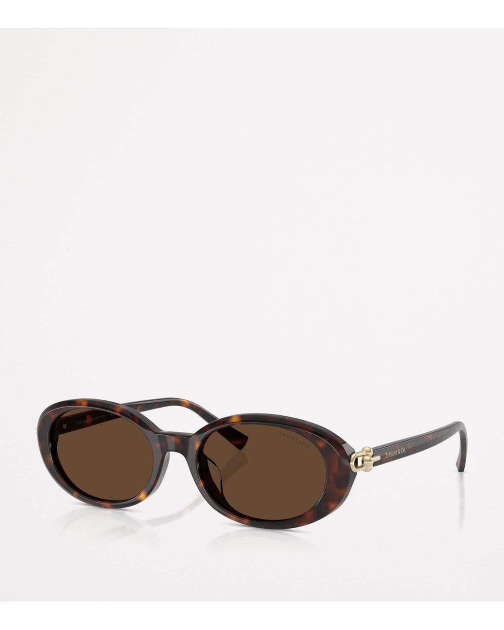 Tiffany & Co Brown Acetate Oval Tf4242D Sunglasses