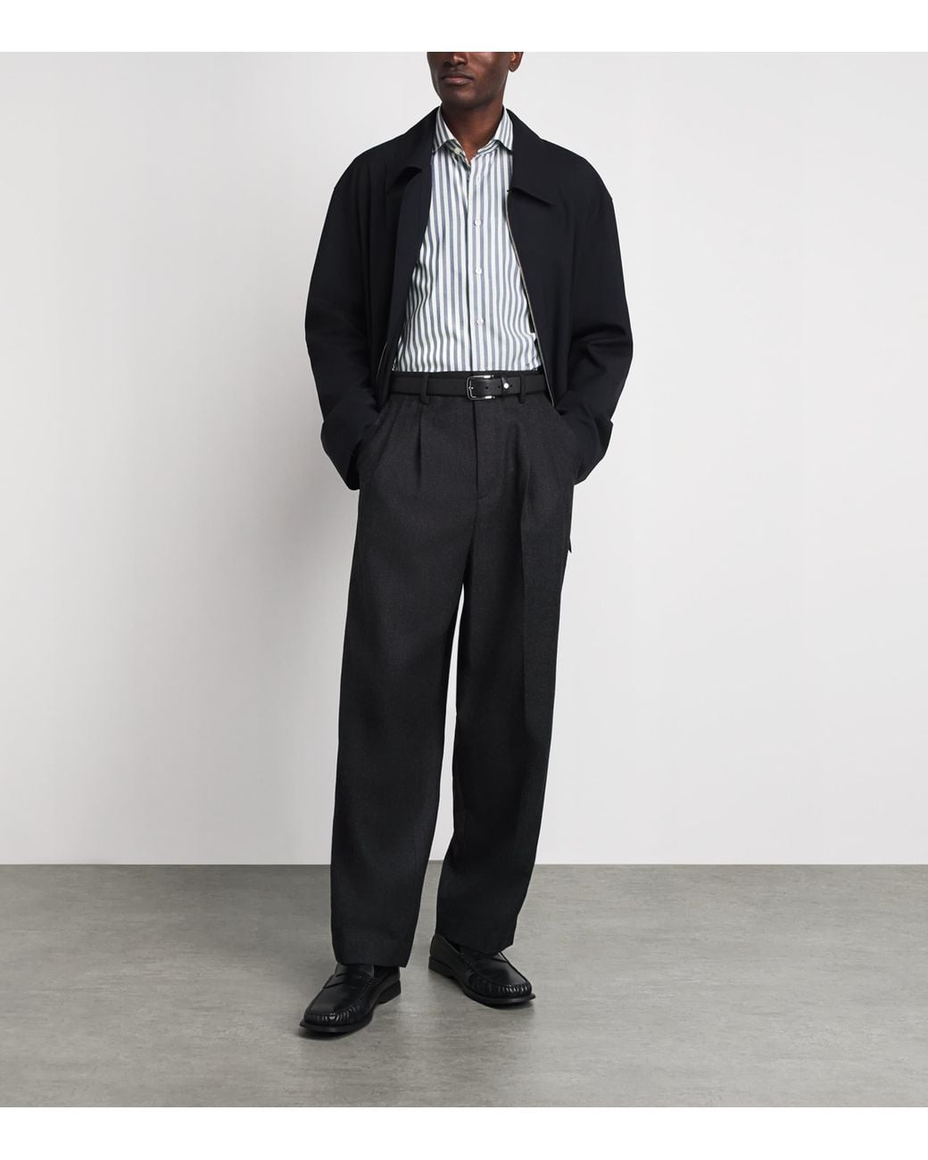 Eton of Sweden Blue Cotton Bengal Stripe Shirt for men