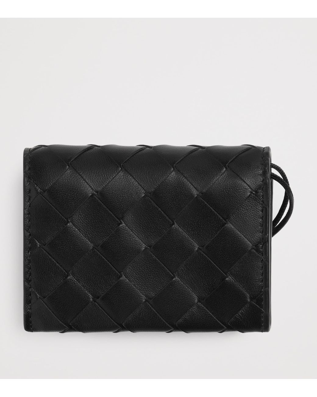 Bottega Veneta Black Small Andiamo Envelope Card Holder
