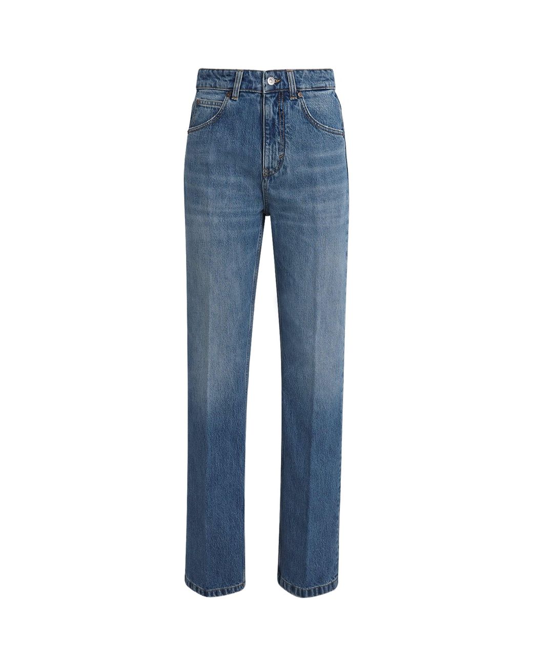 Victoria Beckham Blue Julia Straight Jeans