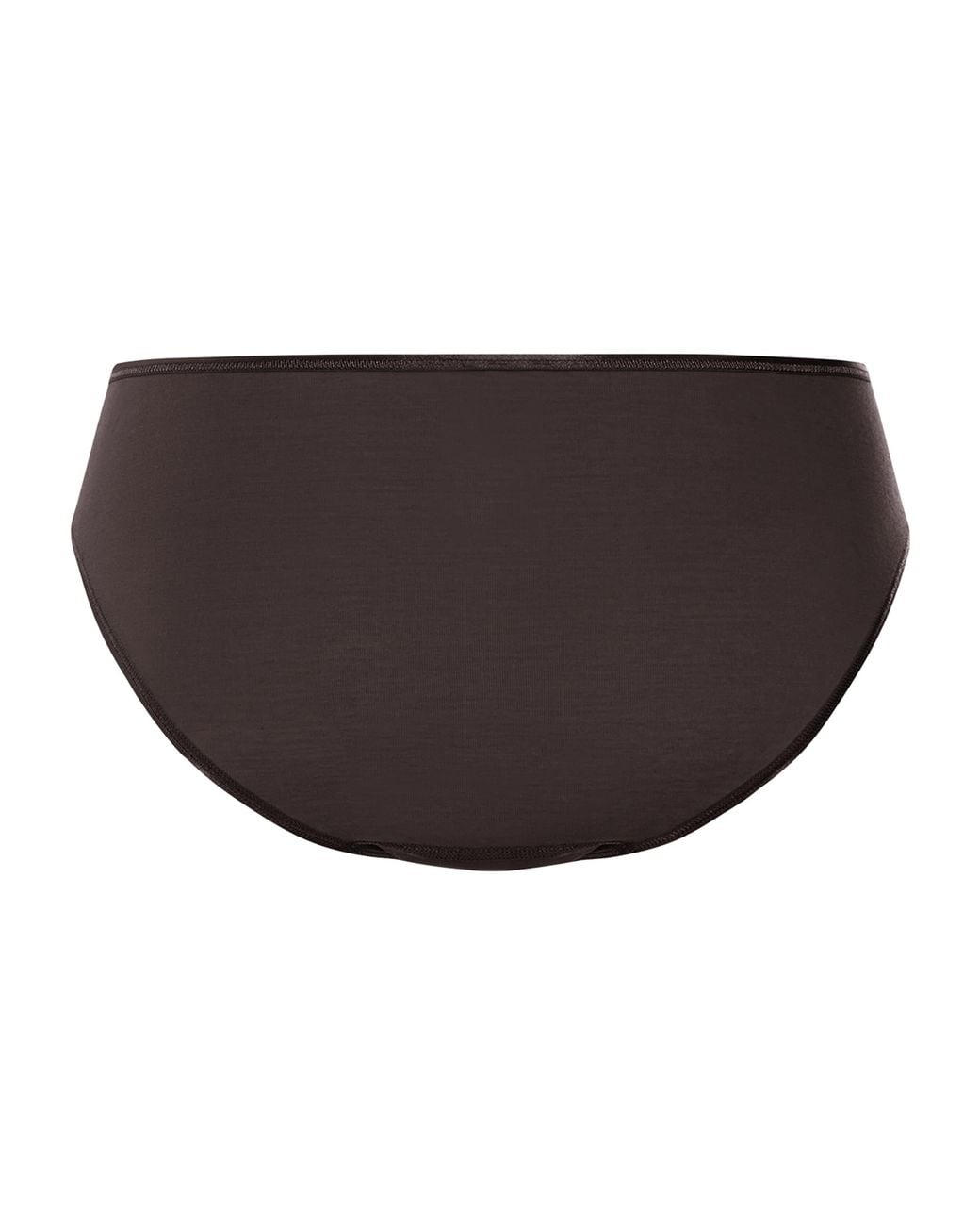 Hanro Brown Cotton Midi Briefs