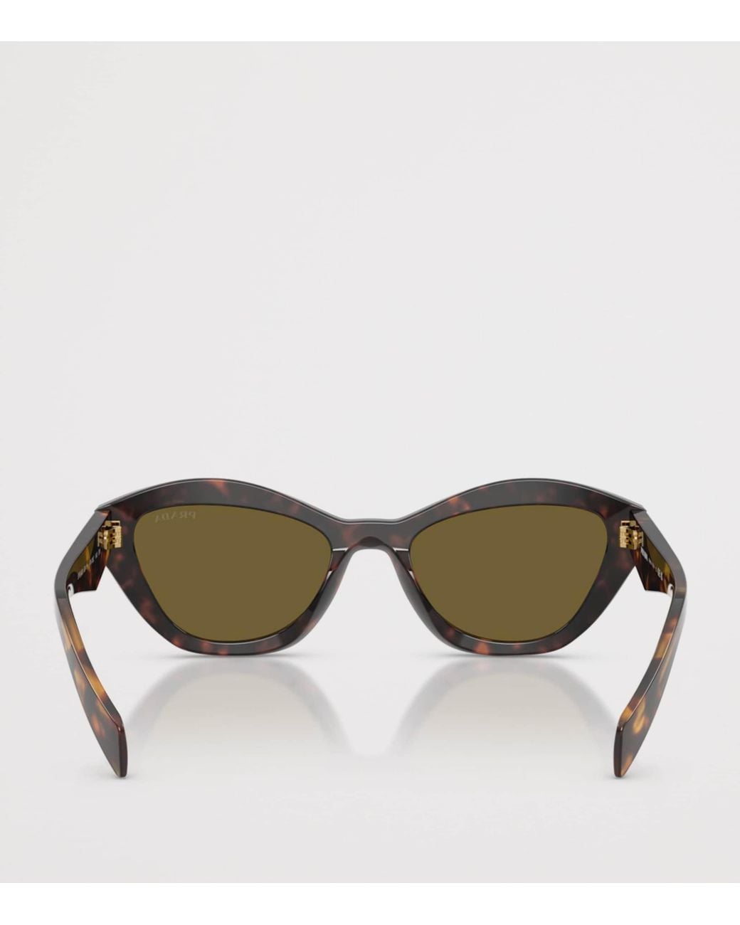 Prada Green Tortoiseshell Butterfly Sunglasses