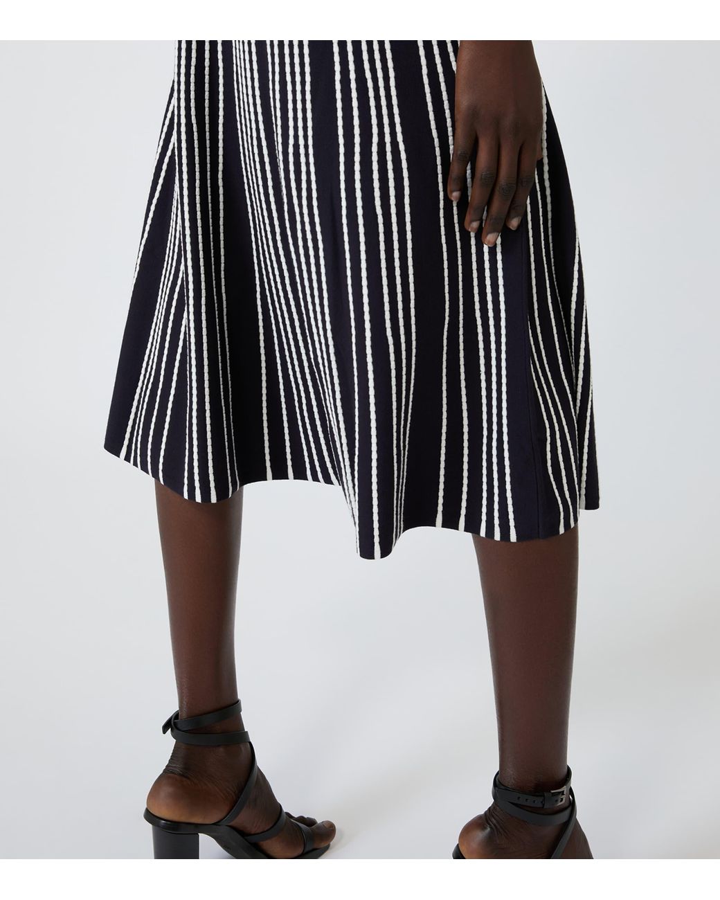 Max Mara Multicolor Sleeveless Viscose Yarn Dress