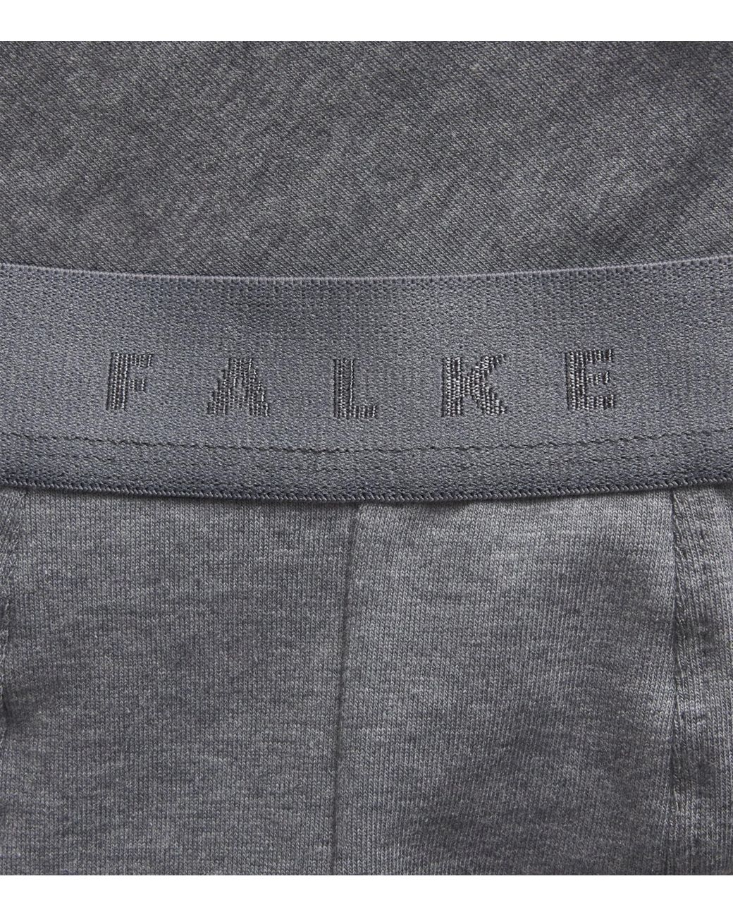 Falke Gray Egyptian Cotton Boxer Briefs for men