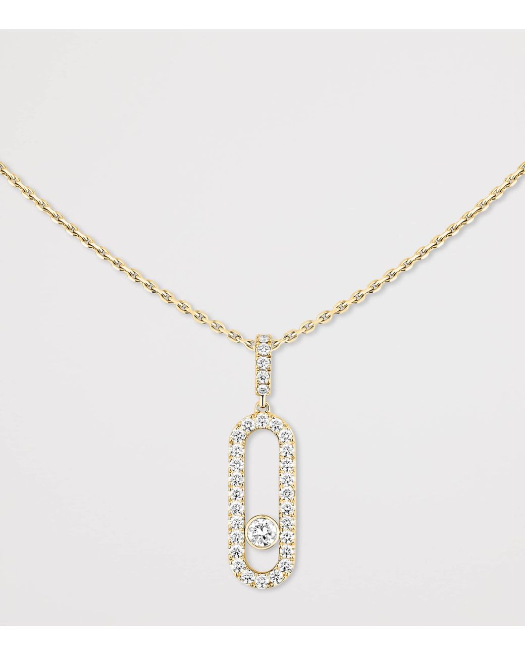 Messika Metallic Move Uno And Diamond Pendant Necklace