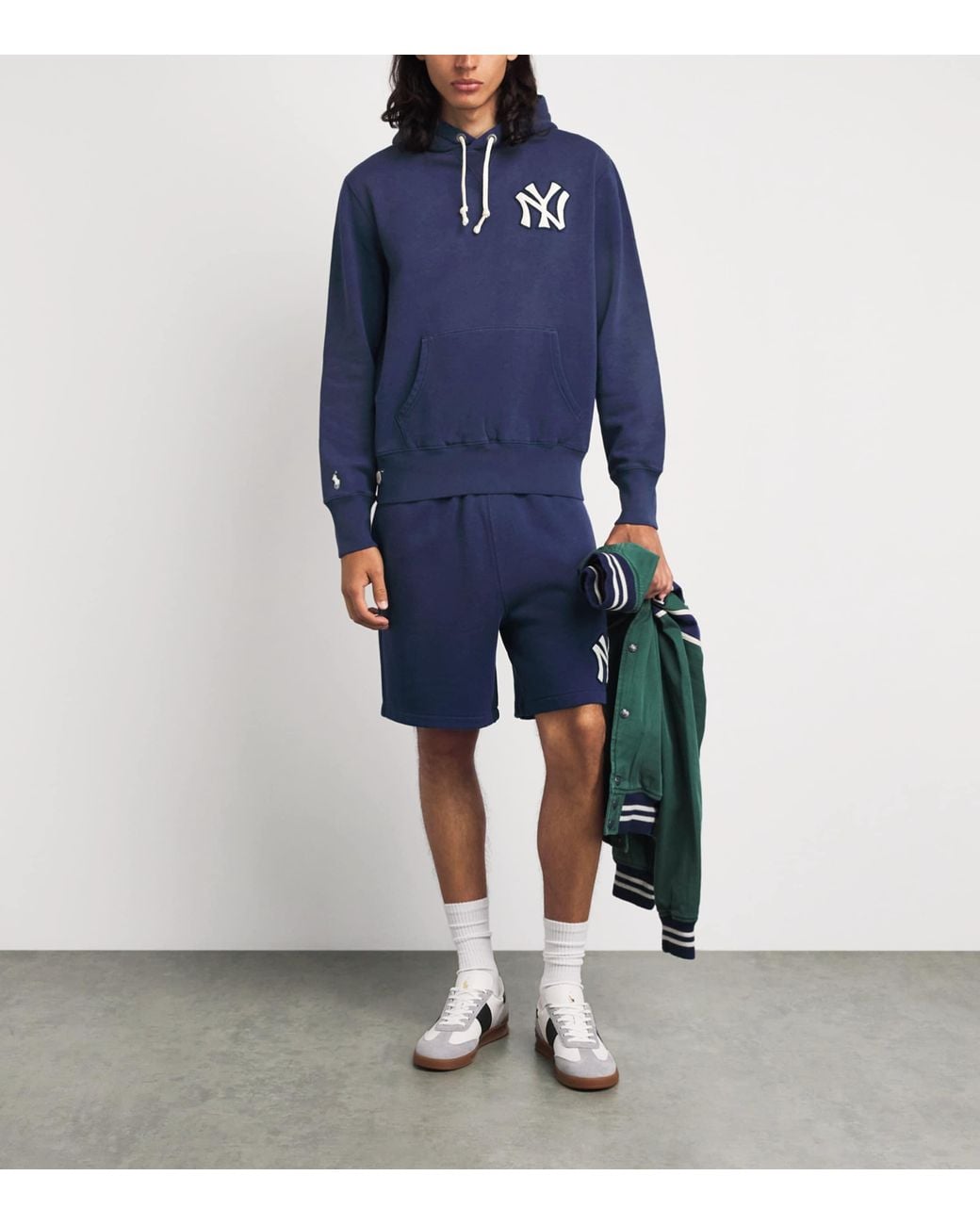 Polo Ralph Lauren Blue Ny Yankees Hoodie for men