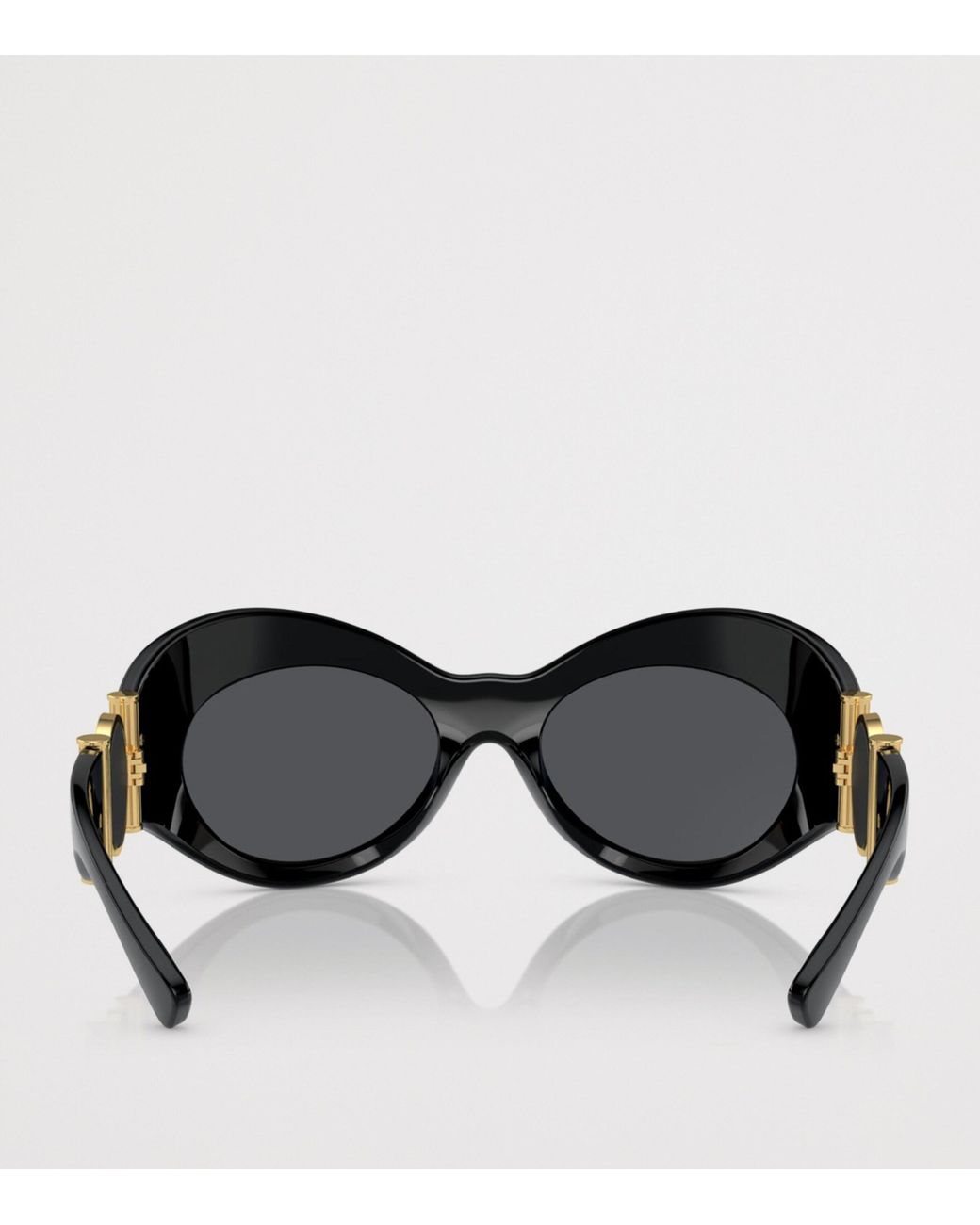 Versace Black Acetate 0Ve4462 Irregular Sunglasses