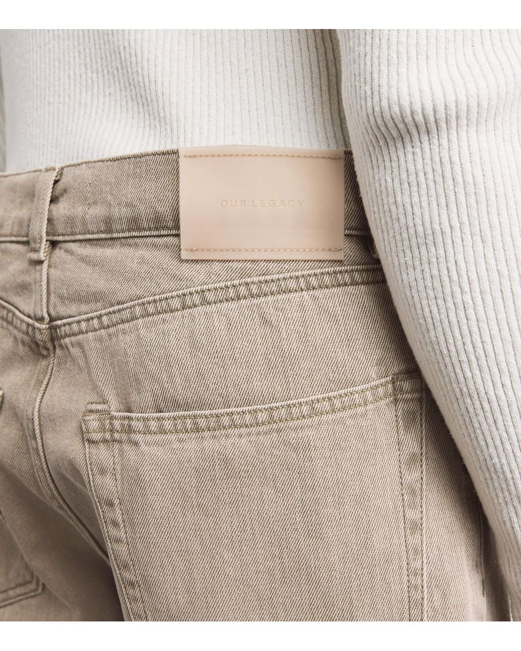 Our Legacy Natural First Cut Straight Jeans for men