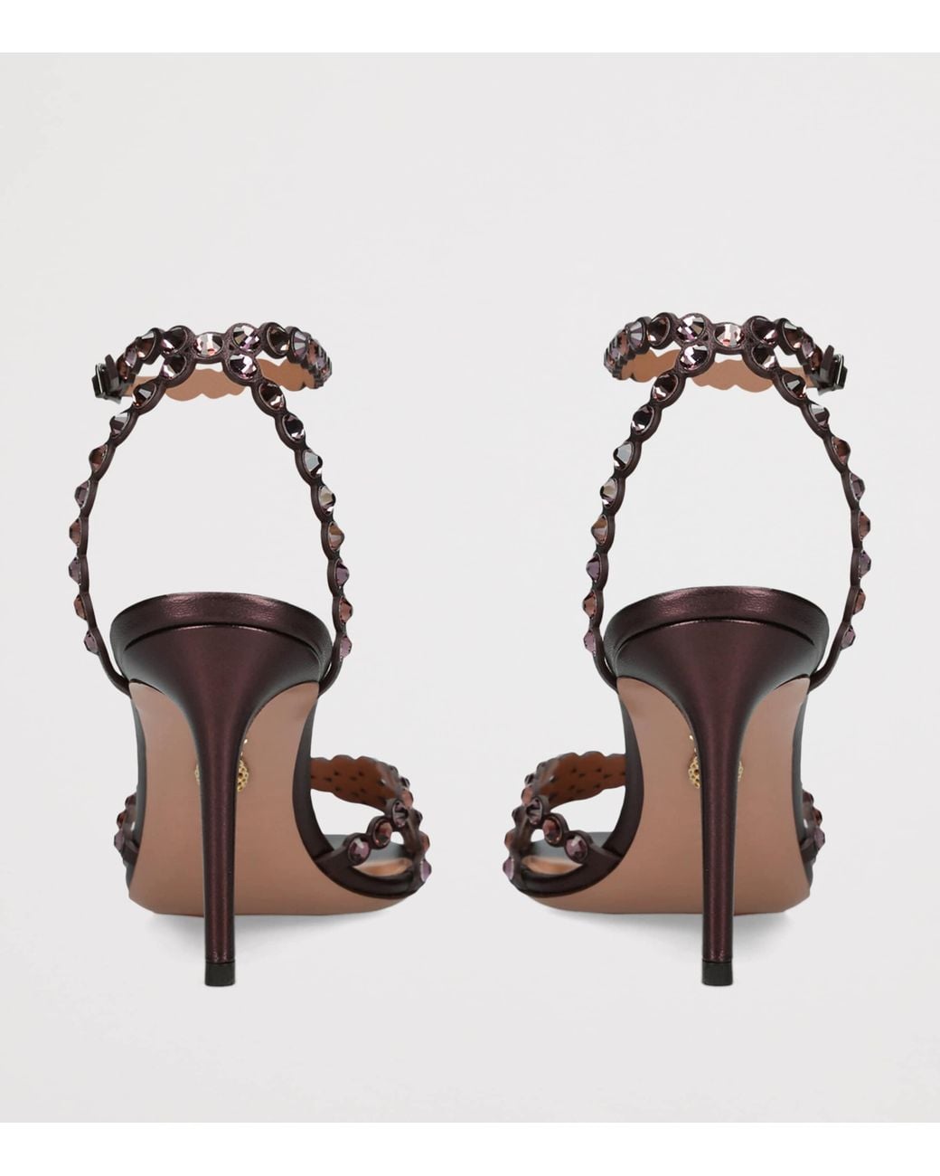 Aquazzura White Leather Tequila Sandals 85
