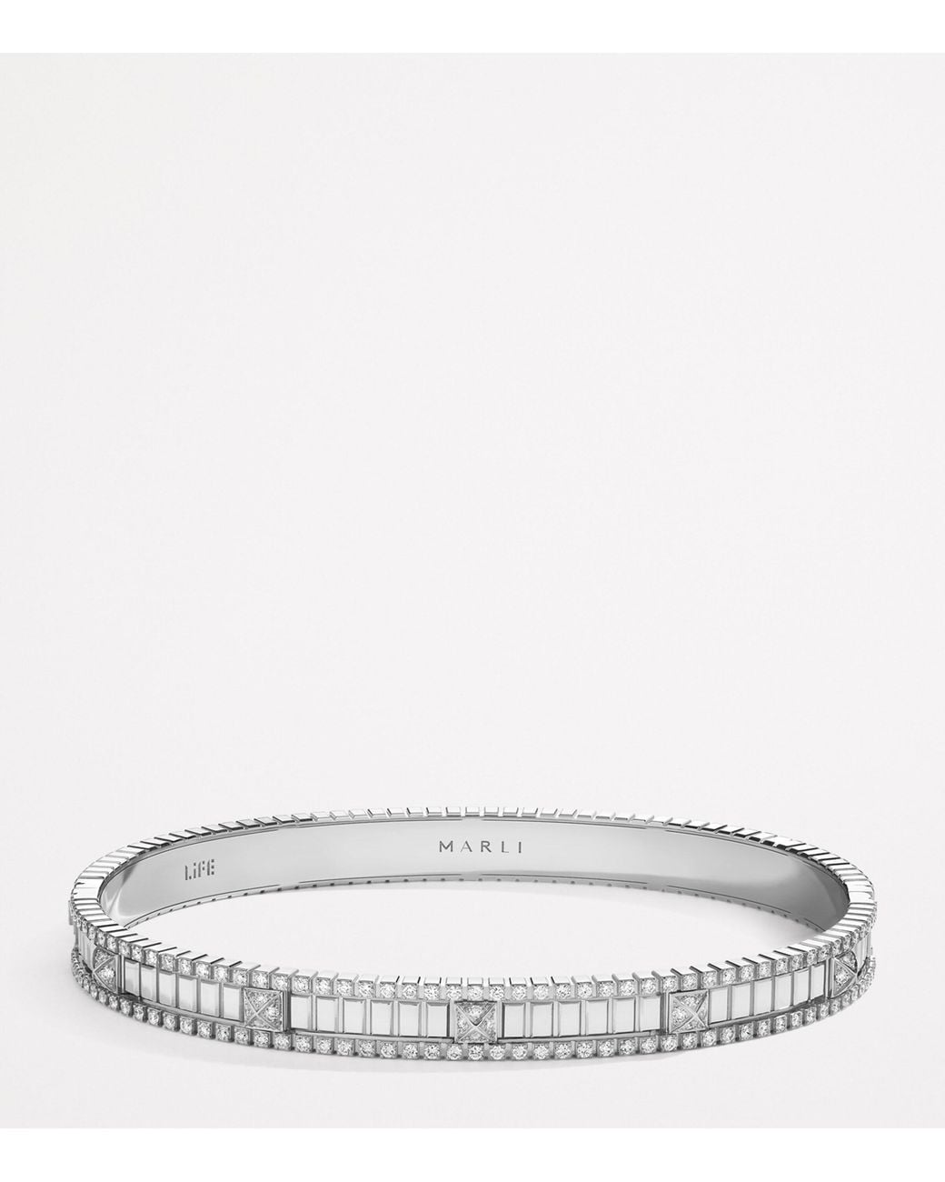 Marli New York Metallic And Diamond Life Bangle