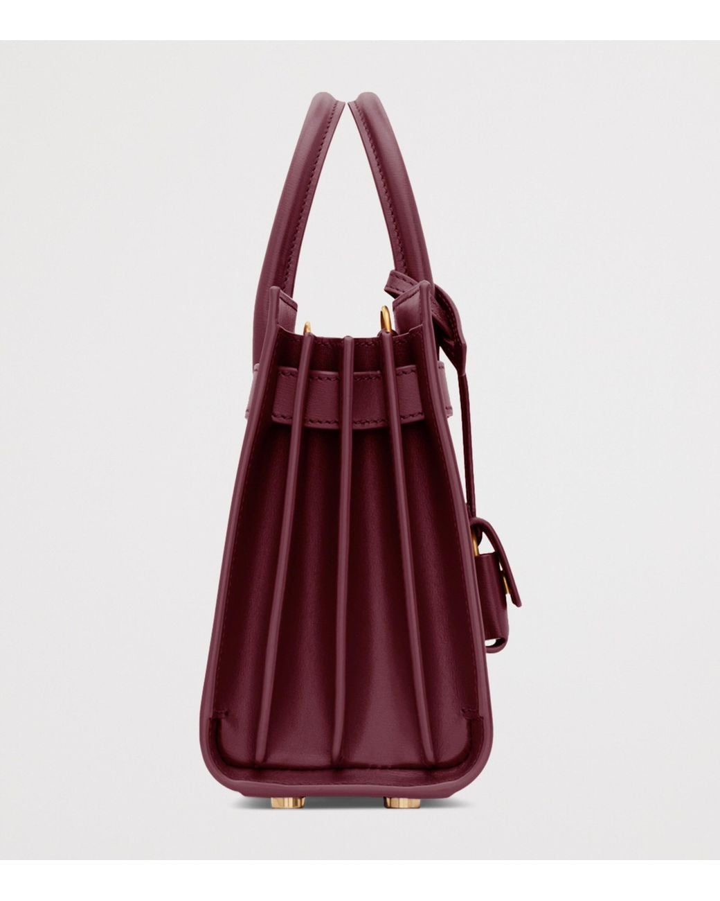 Saint Laurent Purple Nano Sac De Jour Tote Bag