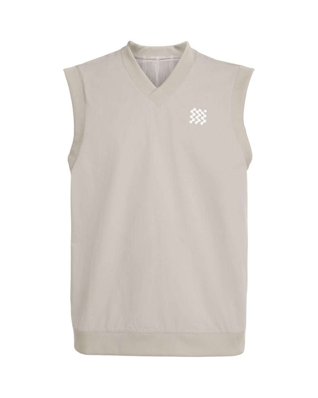 Manors White Reversible Logo Vest for men