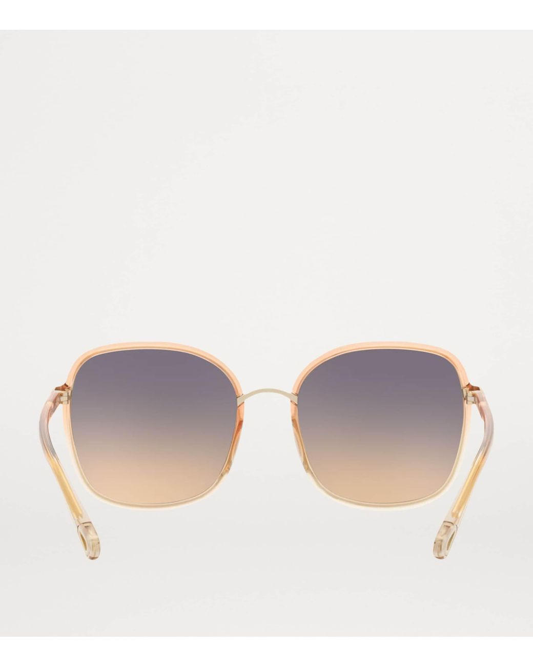 Chloé Gray Oversized Square Sunglasses